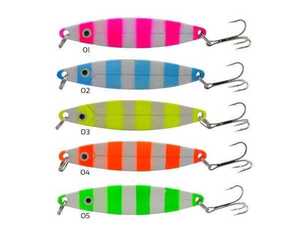 Captain 6150 Lüfer Kaşığı 28gr Zebra Glow 9cm