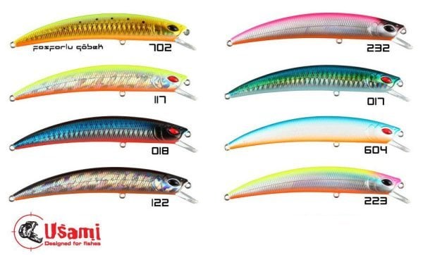 Usami Wasabi Min (Jir) 110F-SR 12.4 G Maket Balık 346