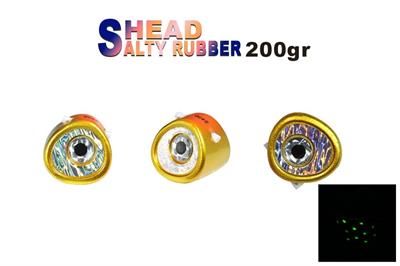 Fujin Salty Rubber Head 200gr Kafa 10 Orange Glow Gold