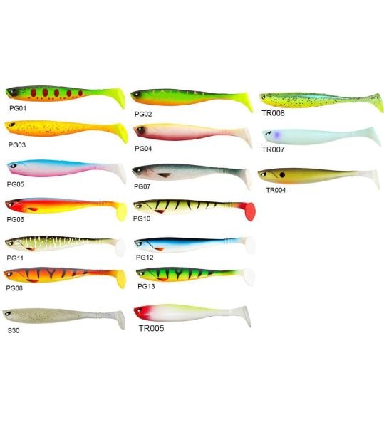 Lucky John Basara 3D Soft Swim 5'' (12.7 cm) 4P Silikon Yem TR008