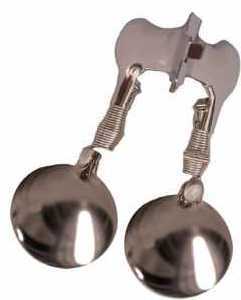 Silver Star Tekli ve Çiftli Klipsli Metal Zil