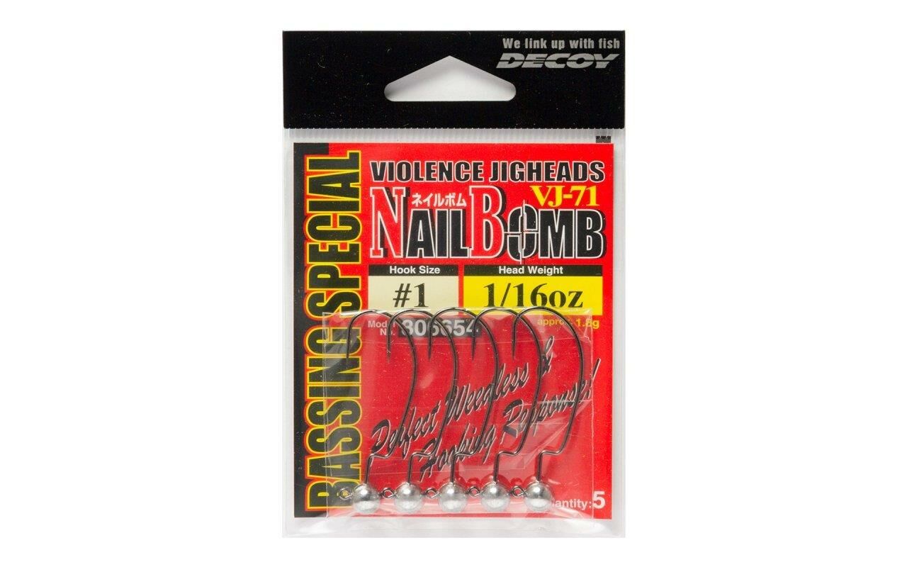 DECOY VJ-71 Nail Bomb Jig Head