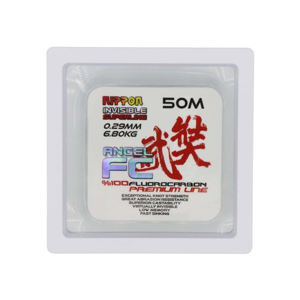 Nippon Angel FluoroCarbon Misina 50 mt 0,25 mm