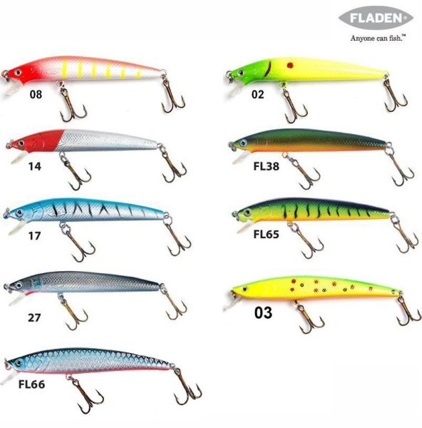Fladen Eco Minnow Maket Balık 11.5 cm 08