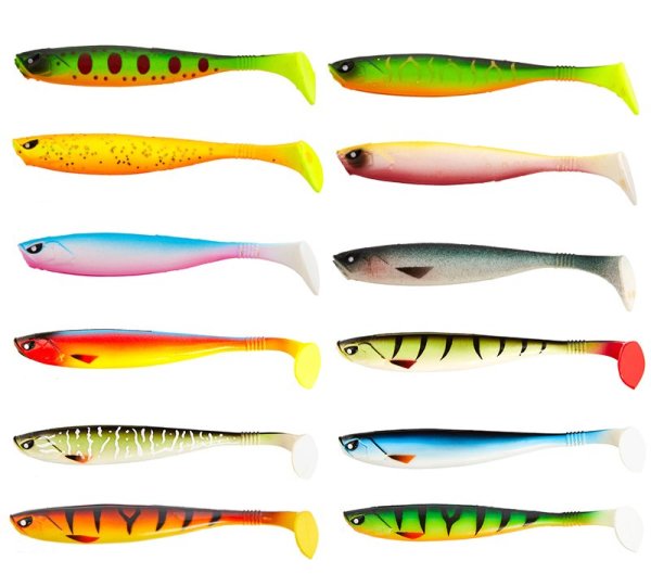 Lucky John Basara 3D Soft Swim 5'' (12.7 cm) 4P Silikon Yem PG06