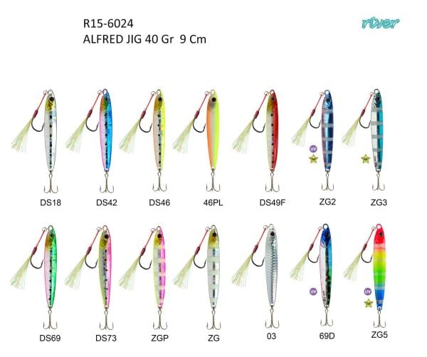 River Alfred Jig 40G 9Cm DS18