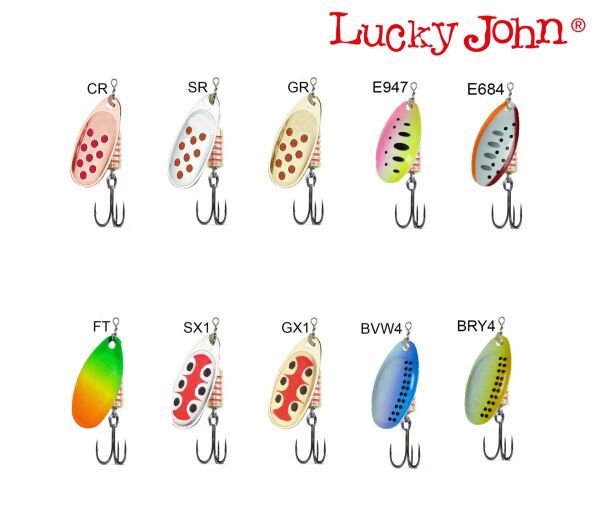 Lucky John Spin X Round Döner Kaşık 11 Gr No:4 CR