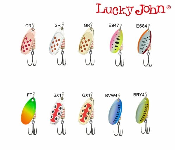 Lucky John Spin X Round Döner Kaşık 11 Gr No:4 SR