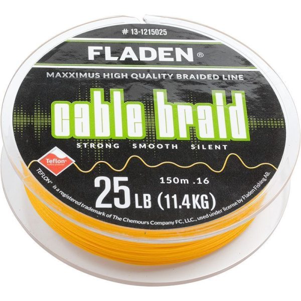Fladen Maxximus Cable Braid 150M Sarı İp Misina 0.25 MM