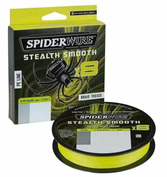 SpiderWire Stealth Smooth x8 Pe Braid 300m Hi-Vis Yellow Örgü İp