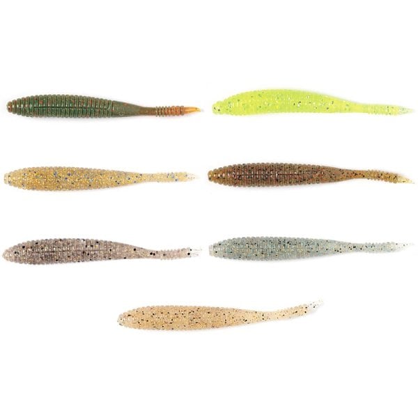 Lucky John S-Shad 3.8'' (9.65 cm) 5P Silikon Yem 071