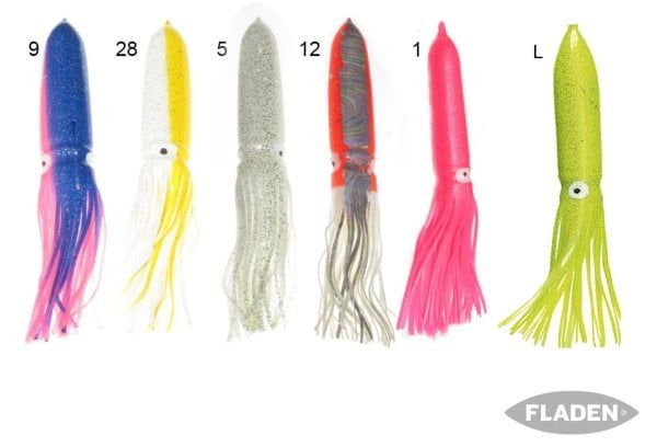 Fladen Dev Silikon Kalamar Fosforlu 30 cm 28