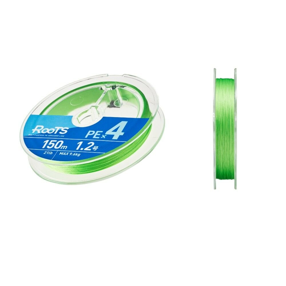 Gosen X4 Roots PE 4 Örgü Spin İpi 200mt Light Green