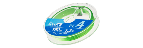 Gosen X4 Roots PE 4 Örgü Spin İpi 200mt Light Green