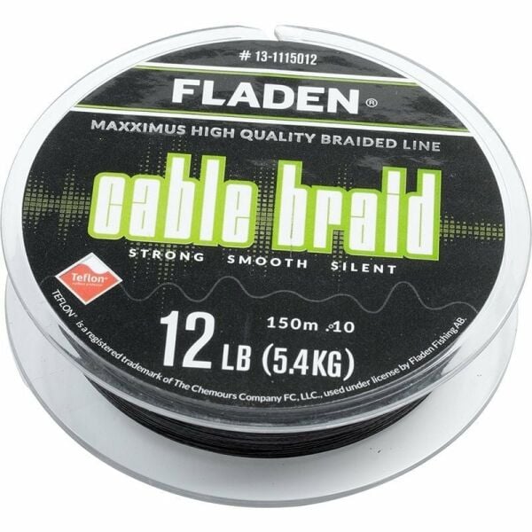 Fladen Maxximus Cable Braid 150M Siyah İp Misina 0.25 MM