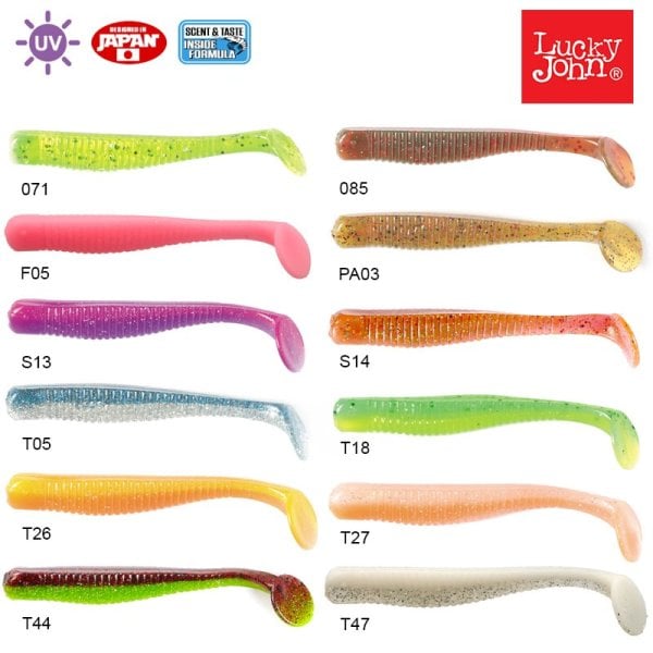Lucky John Long John 4.2'' (10.67 cm) 6P Silikon Yem 071
