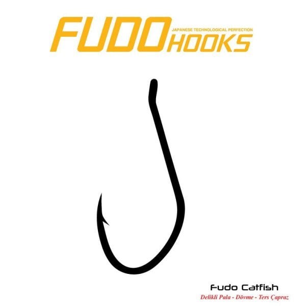 Fudo 6901 Fudo Catfish Black Nikel Yayın İğnesi 4/0