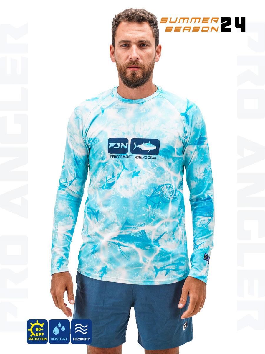 Fujin Pro Angler S24 T-Shirt Water Camo