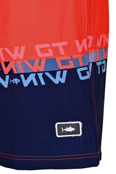 Fujin Pro Angler Short Mayo Scarlet Dark Navy