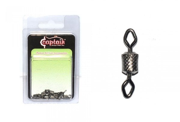 Captain 5005 Elmas Gözlü Fırdöndü 10'lu Paket Black Nikel