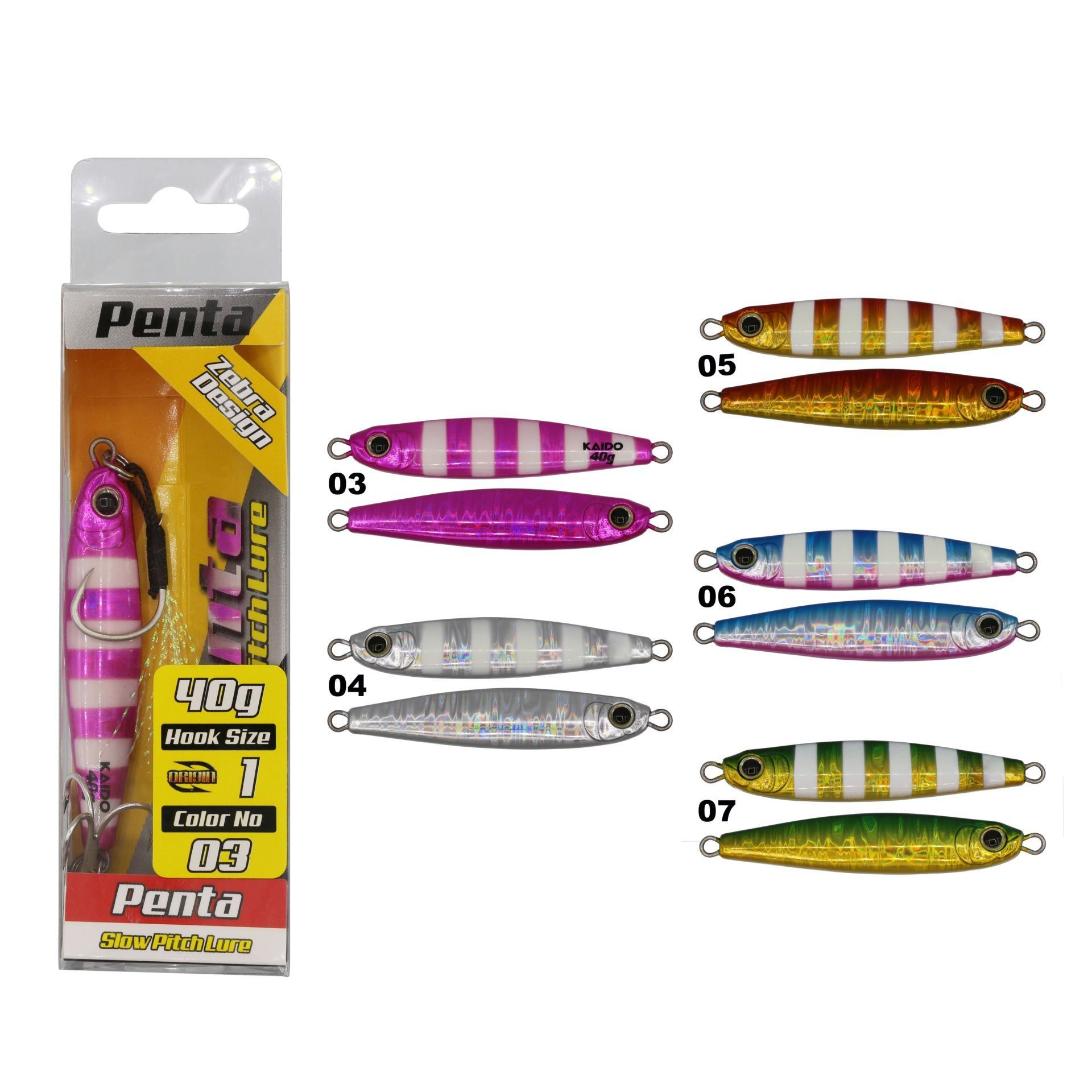 Penta Slow Jig Pitch Lure 40 Gr 04