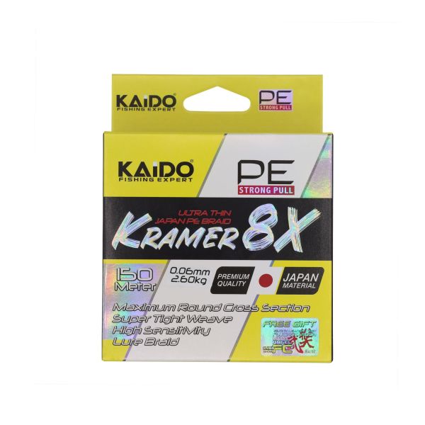 Kramer Japan 8X Braid 150 Mt Lime Green 0.10 mm