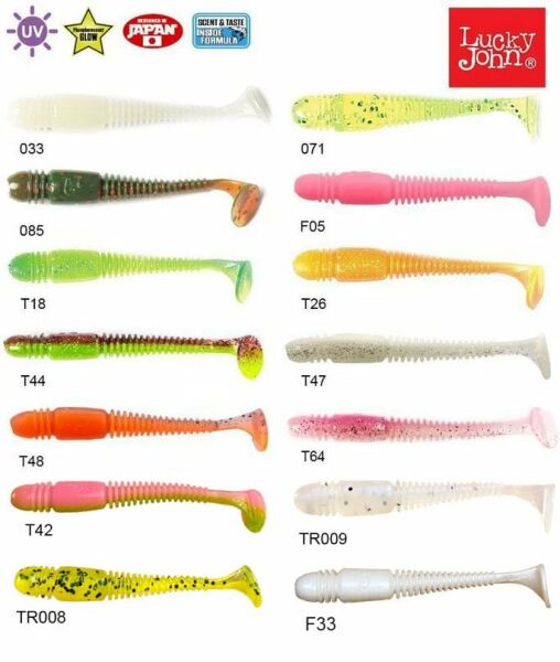 Lucky John Tioga 2.9'' (7.36 cm) 7P Silikon Yem 033