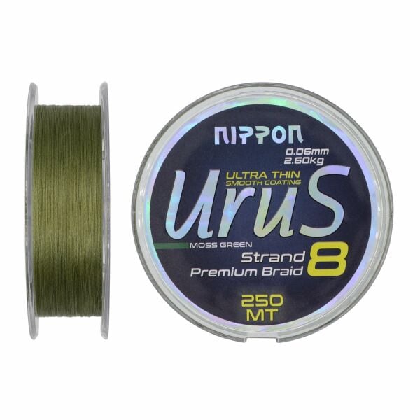 Urus 8X Braid 250 MT Moss Green 0.10 mm