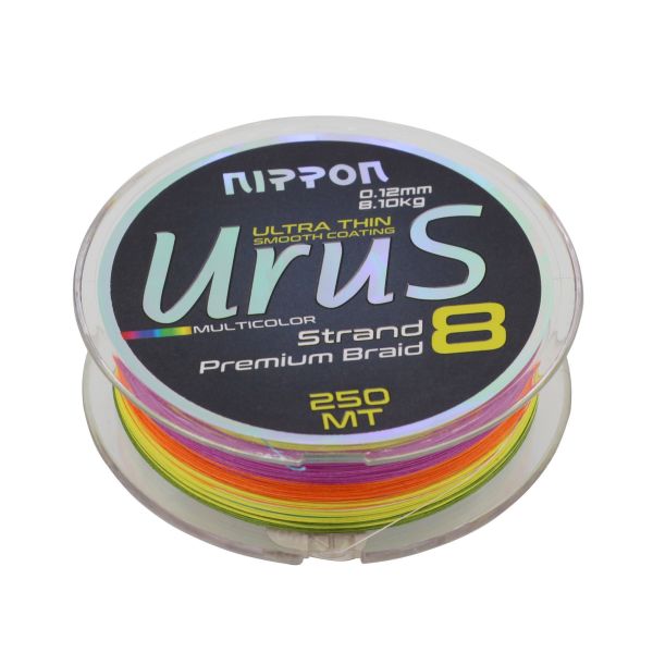 Urus 8X Braid 250 MT Multi Color 0.14 Mm