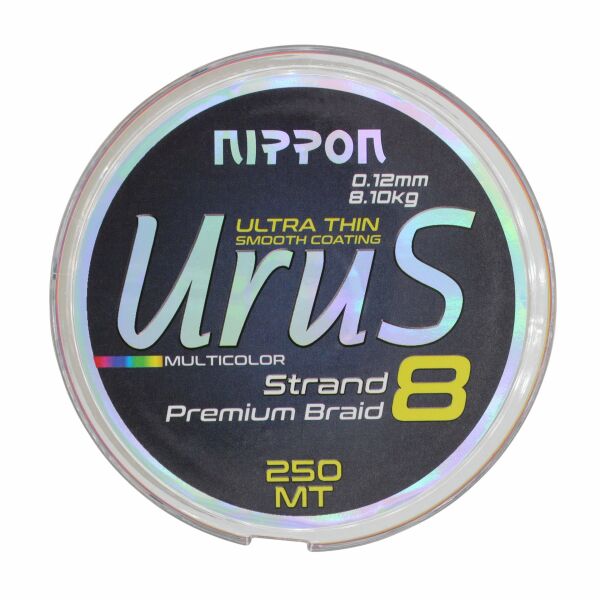Urus 8X Braid 250 MT Multi Color 0.20 Mm