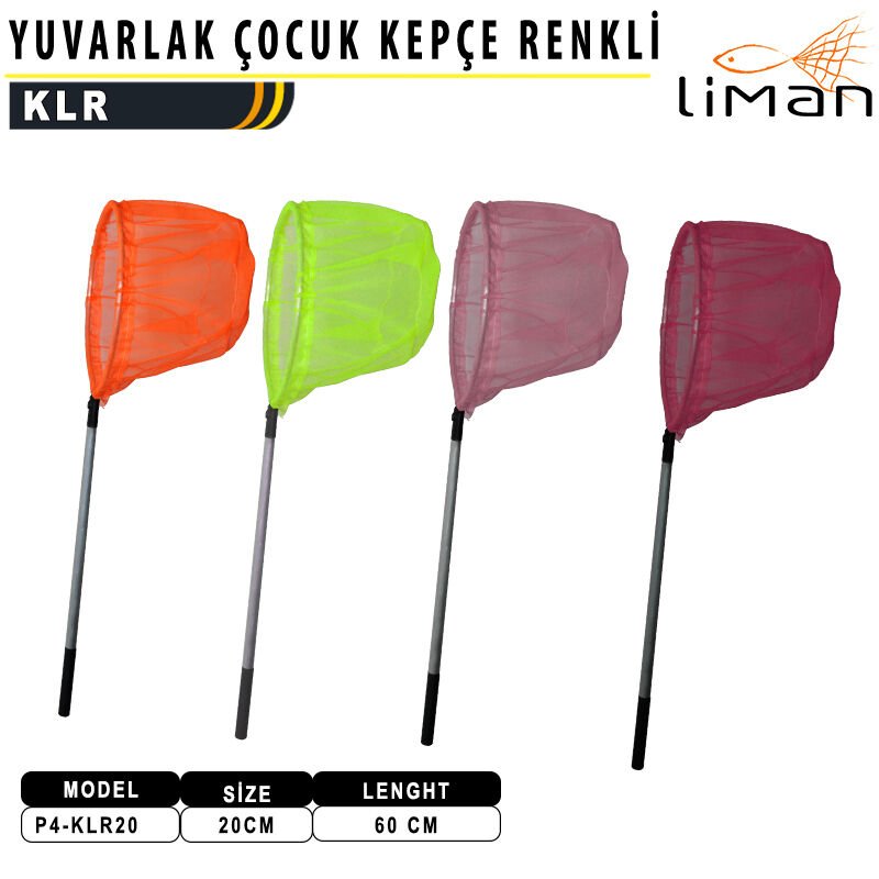 Liman Yuvarlak Çocuk Kepçe  20 cm - 60 Cm Renkli