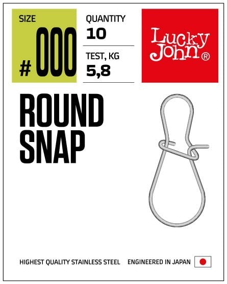 Lucky John Klips 5113 Round Snap 1