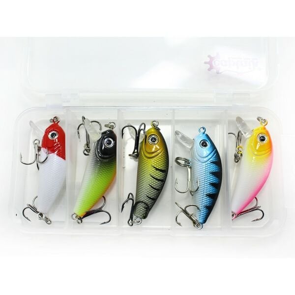 Captain 3399 Lure SET 4.5cm Floating 5li Maket Balık Seti