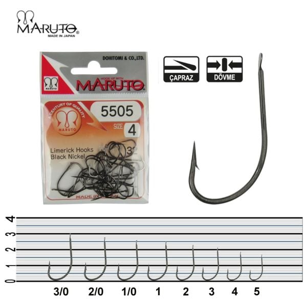 Maruto 5505 Bn Olta İğnesi No:5 (32Pcs)
