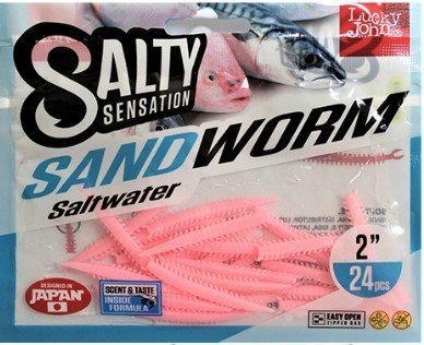 Lucky John Sandworm 2'' Kokulu Lrf yemi 5 cm F41