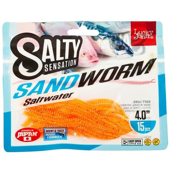 Lucky John Sandworm 4'' Kokulu Lrf yemi 10 cm F40