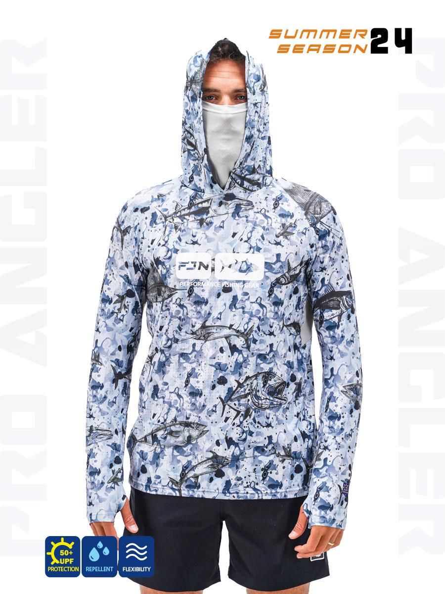 Fujin Pro Angler S24 BuffHoodie Black Fish