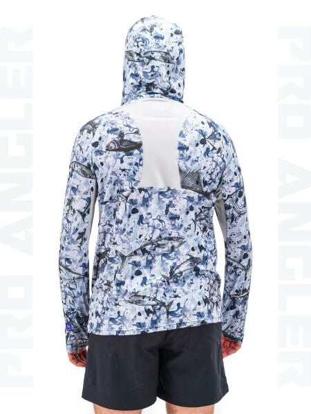 Fujin Pro Angler S24 BuffHoodie Black Fish