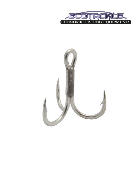 Ecotackle TB-44 Üçlü İğne Nikel 8