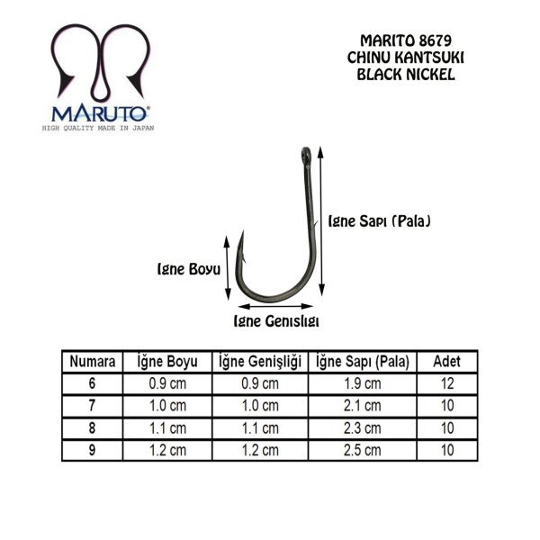 Maruto 8679 Bn İğne 9