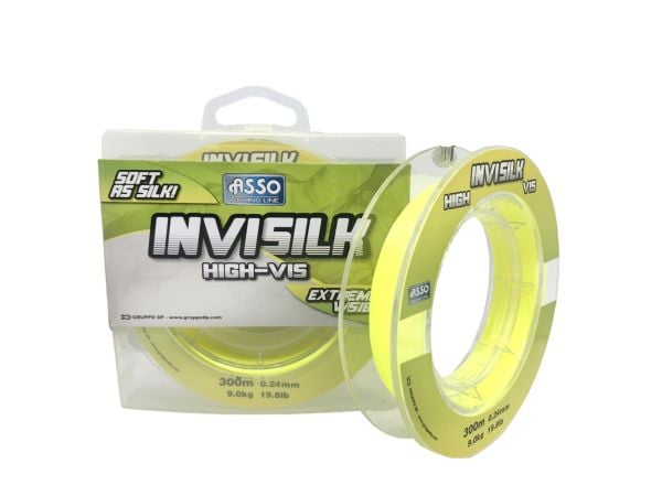 Asso Invisilk Surf Casting 300mt Monofilament Misina A.Sarı