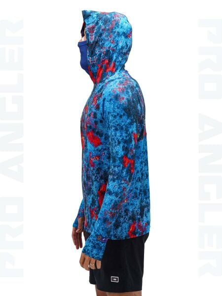 Fujin Pro Angler S24 BuffHoodie Red Reef