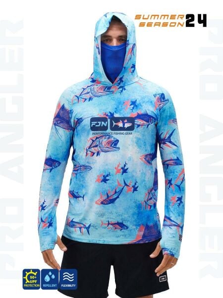 Fujin Pro Angler S24 BuffHoodie Echo Fish