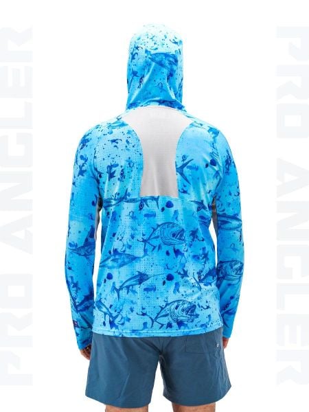 Fujin Pro Angler S24 BuffHoodie Blue Fish
