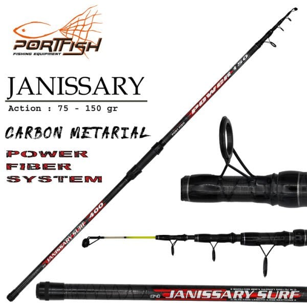 Portfish Janissary Surf Olta Kamışı 425cm 75-150 gr