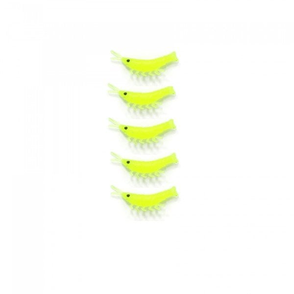 Captain 3051 Silikon Karides 3.5cm Suni Yem 5'li Paket