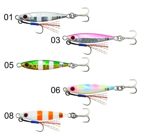 Captain 3659 Flutter Mini Jigger 5gr LRF Jig Suni Yem