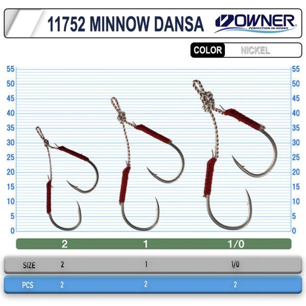 Owner 11752 Jig Minnow Dansa Assist İğne