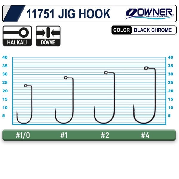Owner 11751-5318 Jig-28 Jig İğnesi (Adet)