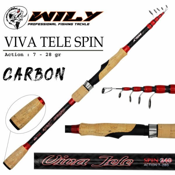 Wily Viva Tele Spin Kamış 270 cm 10-35 gr